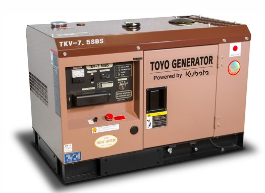 Дизельный генератор TOYO TKV-7,5SBS